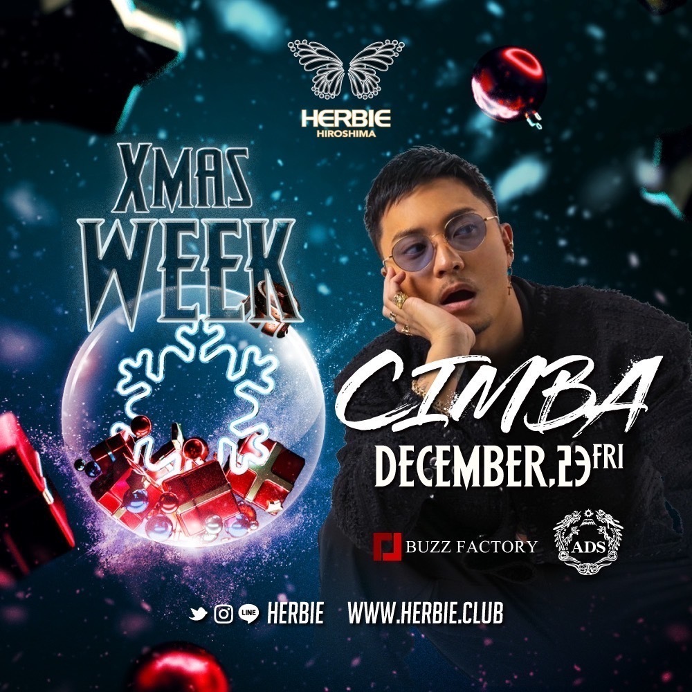 【Live情報】12/23(金) 広島HERBIE Xmas Week | CIMBA FAMILIA